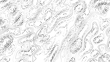 pattern of contour line form topographic map show that the elevation of the contour lines