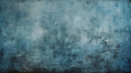 Obraz na płótnie Canvas Worn out blue grunge background texture. generative AI.