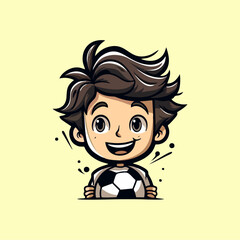 child with a smile playing ball