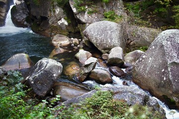 昇仙峡・仙娥滝付近の川の流れ