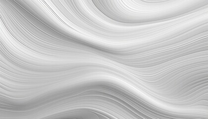 Monochromatic white wave texture pattern background for modern design and creative projects