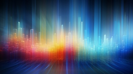 digital spectrum abstract ray lighting textured , copy space, 16:9
