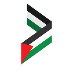 Palestine Element Independence Day Illustration Design Vector