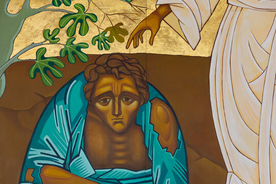 Pintura de la par&aacute;bola del Hijo Pr&oacute;digo