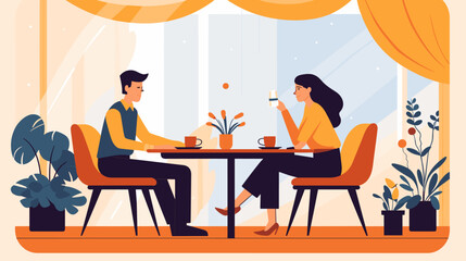 Concept vector illustration of business situation.