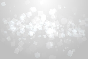 BOKEH BACKGROUND, LIGHT GLOWING CIRCLES FOR CHRISTMAS OR WINTER, BRIGHT BLUE WHITE BLURRY BRIGHT SHINING DESIGN, SPARKLING PATTERN, TEMPLATE FOR GIFTS OR PRESENTS