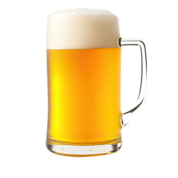 Mug of foam drink "beer" without background .png