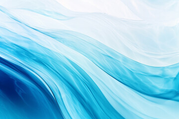 Abstract Water Ocean Wave, Blue, Aqua, Teal Texture. Blue and White Water Wave Graphic Resource as Background for Ocean Wave Abstract. Isolated Transparent Wavy Backdrop for Copy Space Text