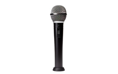 Microphone Stand On Transparent Background
