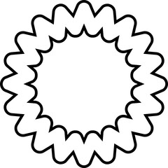 Star shape element. Geometric design