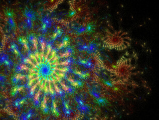 Imaginatory fractal abstract background Image