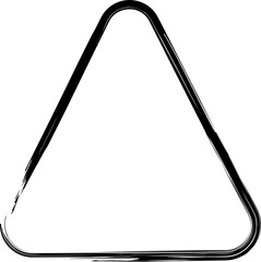 Brush rounded triangle. Concept art