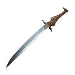 Scimitar Sword On Isolated Background