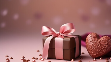 chocolate gift of Valentine's day