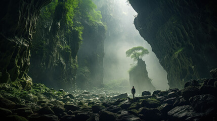 Obraz premium Son Doong Cave Vietnam beautiful landmark