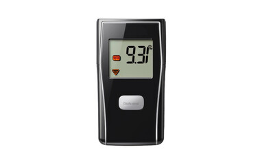 Alcohol Testing Equipment On Isolated Background