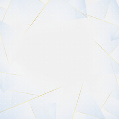 ゴールドラインの高級感なコンセプトの抽象的なモダンな白い背景	
