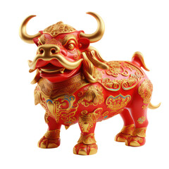 Bull of Chinese New Year.