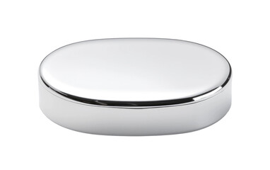 Stylish Silver Pill Holder On Transparent PNG