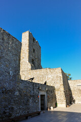 old castle in the village
