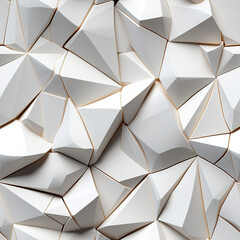 Origami papercut 3d abstract design repeat pattern