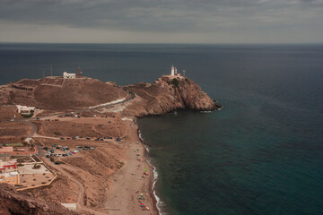 Faro de Cabo de Gata y costa de Almería
