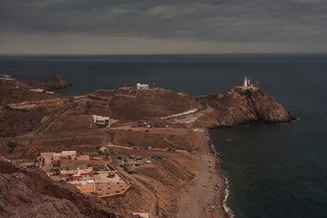 Faro de Cabo de Gata y costa de Almería
