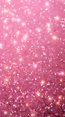 Pink glitter background with bokeh effect. EPS 10 vector file included