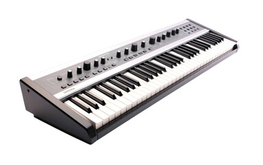 MIDI Controller Keyboard On Transparent PNG