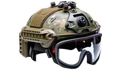 Helmet for Low-Light Operations On Transparent PNG