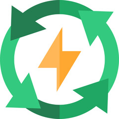 illustration of a icon recycle