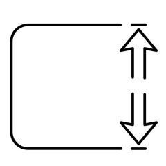 height size mattress icon