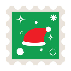 Risograph Christmas Stamp