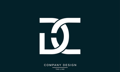 CD, DC, Abstract Letters Logo Monogram