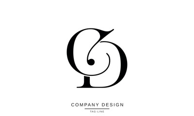 CD, DC, Abstract Letters Logo Monogram