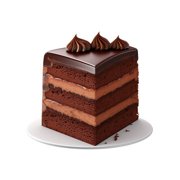 Chocolate cake clip art