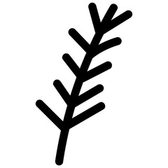 Merry christmas icon element and symbol in hand drawn style.