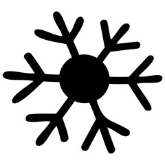 Obraz premium Merry christmas icon element and symbol in hand drawn style.