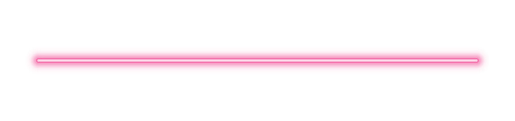 Illustration of neon electric style line. Pink color. Isolated on transparent background