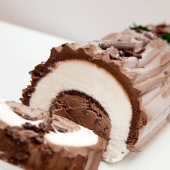 Ice cream chocolate trunk