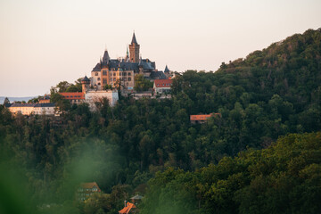 Schloss Wernigerode im Abendlicht