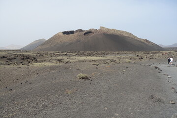 Caldera de los Cuervos.Lanzarote