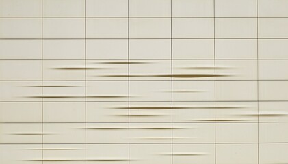 White aluminium ventilated facade with ondulating tiles in the lower side. Background and texture.