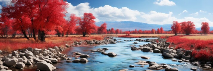 Autumn Road Beautiful Bright Landscape Red , Background Image For Website, Background Images , Desktop Wallpaper Hd Images