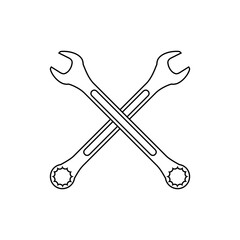 Repair icon vector. Service center symbol. fix illustration sign. read logo.