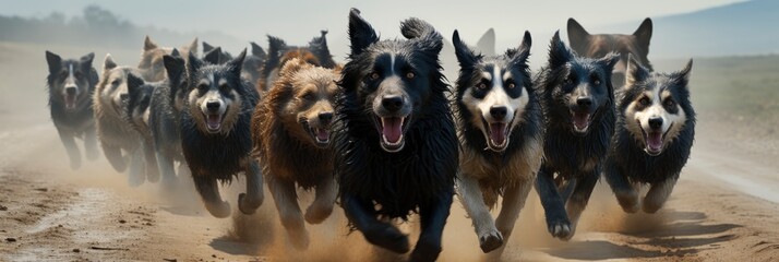 Black White Border Collie Dog Running , Background Image For Website, Background Images , Desktop Wallpaper Hd Images