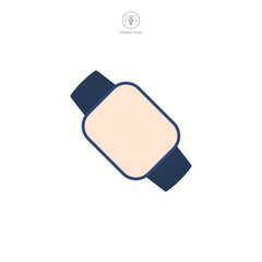 Smartwatch icon symbol vector illustration isolated on white background