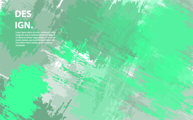 Abstract grunge texture green and white background