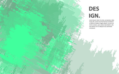 Abstract grunge texture green and white background