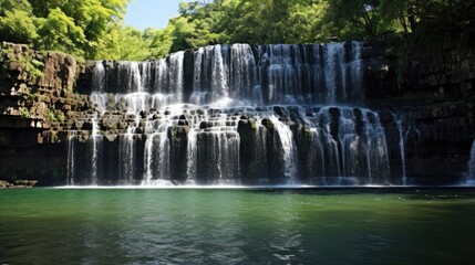 Alexandria Waterfalls on Mauritius.
